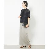 [セットアップ対応]チェックジャカードレースブラウス | MICHEL KLEIN | 詳細画像4 