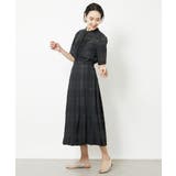 [セットアップ対応]チェックジャカードレースブラウス | MICHEL KLEIN | 詳細画像7 