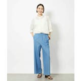 バンドカラーシアーブラウス | MICHEL KLEIN | 詳細画像17