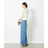 バンドカラーシアーブラウス | MICHEL KLEIN | 詳細画像18