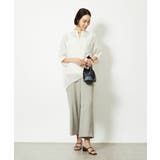 バンドカラーシアーブラウス | MICHEL KLEIN | 詳細画像22