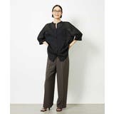 バンドカラーシアーブラウス | MICHEL KLEIN | 詳細画像29