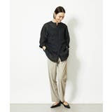 バンドカラーシアーブラウス | MICHEL KLEIN | 詳細画像31