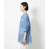 バンドカラーシアーブラウス | MICHEL KLEIN | 詳細画像35