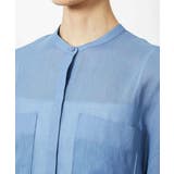 バンドカラーシアーブラウス | MICHEL KLEIN | 詳細画像37