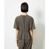 ［セットアップ対応/2WAY]ウエストマークギャザーブラウス | MICHEL KLEIN | 詳細画像24 