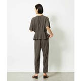 ［セットアップ対応/2WAY]ウエストマークギャザーブラウス | MICHEL KLEIN | 詳細画像7 