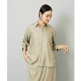 [セットアップ対応]とろみシャツ | MICHEL KLEIN | 詳細画像1 