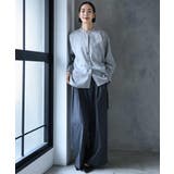 シアーシャンブレーバンドカラーシャツ | MICHEL KLEIN | 詳細画像12
