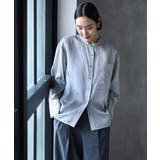 シアーシャンブレーバンドカラーシャツ | MICHEL KLEIN | 詳細画像9
