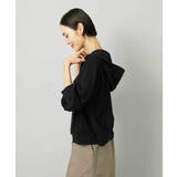 シアー裏毛アクセントラメパーカー | MICHEL KLEIN | 詳細画像4 