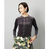 シアーベロアクルーネックカーディガン | MICHEL KLEIN | 詳細画像7 