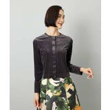 シアーベロアクルーネックカーディガン | MICHEL KLEIN | 詳細画像8 