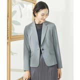 グレー(92) | ストレッチテーラードジャケット(セットアップ対応/3サイズあり/総裏) | MICHEL KLEIN