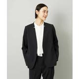 ブラック | [セットアップ対応]ノーカラージャケット | MICHEL KLEIN