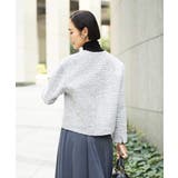 [セットアップ対応]ファンシーツイードショートジャケット | MICHEL KLEIN | 詳細画像10 