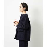 [セットアップ対応]ファンシーツイードロングジャケット | MICHEL KLEIN | 詳細画像13 