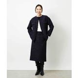 [セットアップ対応]ファンシーツイードロングジャケット | MICHEL KLEIN | 詳細画像15 