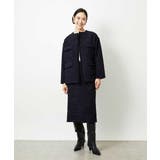 [セットアップ対応]ファンシーツイードロングジャケット | MICHEL KLEIN | 詳細画像16 