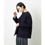 [セットアップ対応]ファンシーツイードロングジャケット | MICHEL KLEIN | 詳細画像20 