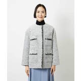 [セットアップ対応]ファンシーツイードロングジャケット | MICHEL KLEIN | 詳細画像22 