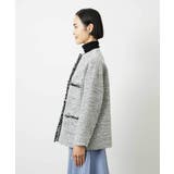 [セットアップ対応]ファンシーツイードロングジャケット | MICHEL KLEIN | 詳細画像23 