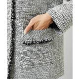 [セットアップ対応]ファンシーツイードロングジャケット | MICHEL KLEIN | 詳細画像28 