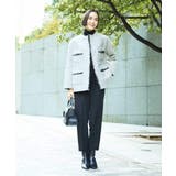 [セットアップ対応]ファンシーツイードロングジャケット | MICHEL KLEIN | 詳細画像5 