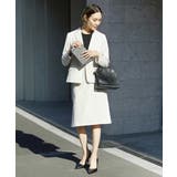 [定番スーツ]トリコットカノコテーラードジャケット（背抜き/セットアップ対応） | MICHEL KLEIN | 詳細画像13 