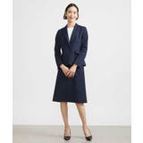 [定番スーツ]トリコットカノコテーラードジャケット（背抜き/セットアップ対応） | MICHEL KLEIN | 詳細画像25 