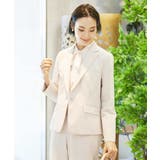 [定番スーツ]トリコットカノコテーラードジャケット（背抜き/セットアップ対応） | MICHEL KLEIN | 詳細画像8 