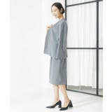 ストレッチスクエアネックワンピース(セットアップ対応) | MICHEL KLEIN | 詳細画像12 