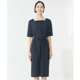 ストレッチスクエアネックワンピース(セットアップ対応) | MICHEL KLEIN | 詳細画像16 