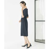 ストレッチスクエアネックワンピース(セットアップ対応) | MICHEL KLEIN | 詳細画像2 