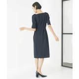 ストレッチスクエアネックワンピース(セットアップ対応) | MICHEL KLEIN | 詳細画像3 