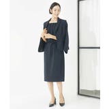 ストレッチスクエアネックワンピース(セットアップ対応) | MICHEL KLEIN | 詳細画像5 