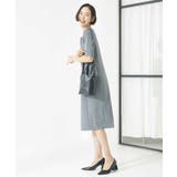 グレー(92) | ストレッチスクエアネックワンピース(セットアップ対応) | MICHEL KLEIN