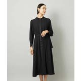 ノーカラーフレアーワンピース | MICHEL KLEIN | 詳細画像2 