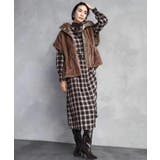 バンドカラーチェックシャツワンピース | MICHEL KLEIN | 詳細画像11 