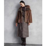 バンドカラーチェックシャツワンピース | MICHEL KLEIN | 詳細画像13 