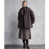 バンドカラーチェックシャツワンピース | MICHEL KLEIN | 詳細画像15 