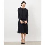 ［セットアップ対応/洗える］ノースリーブツイードワンピース | MICHEL KLEIN | 詳細画像16 