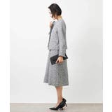 ［セットアップ対応/洗える］ノースリーブツイードワンピース | MICHEL KLEIN | 詳細画像9 