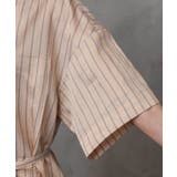 ストライプ柄ダブルポケットワンピース | MICHEL KLEIN | 詳細画像13 