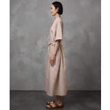 ストライプ柄ダブルポケットワンピース | MICHEL KLEIN | 詳細画像9 