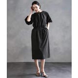 [機能性素材]スピンドルデザインワンピース | MICHEL KLEIN | 詳細画像7 