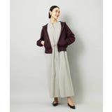 オーバーサイズストライプシャツワンピース | MICHEL KLEIN | 詳細画像10 