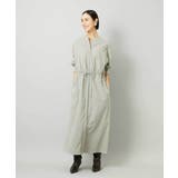 オーバーサイズストライプシャツワンピース | MICHEL KLEIN | 詳細画像3 