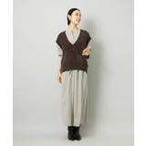 オーバーサイズストライプシャツワンピース | MICHEL KLEIN | 詳細画像6 