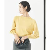 イエロー | ホールガーメント(R)ボトルネックニット | MICHEL KLEIN